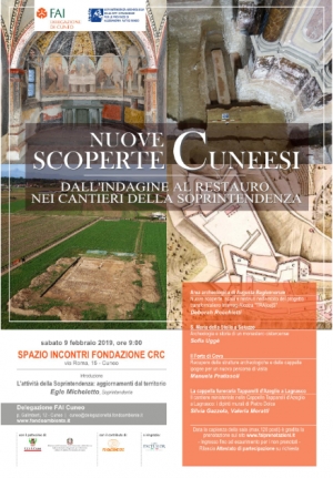 Nuove scoperte cuneesi. Dall’indagine al restauro nei cantieri della Soprintendenza