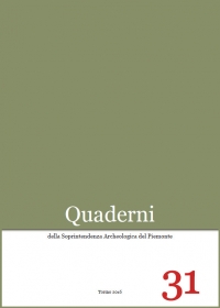 QUADERNI DELLA SOPRINTENDENZA ARCHEOLOGICA DEL PIEMONTE