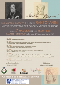 Una voce dal passato: il Fondo Santo Varni.  Nuove prospettive tra conservazione e fruizione.