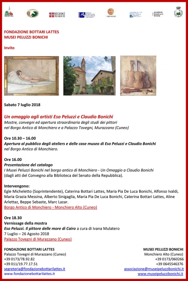 MUSEI PELUZZI BONICHI Un Omaggio agli artisti Eso peluzzi e Claudio Bonichi