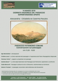 PAESAGGIO PATRIMONIO COMUNE. Conversazioni sul paesaggio