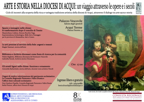 Convegno &quot;ARTE E STORIA NELLA DIOCESI DI ACQUI: un viaggio attraverso le Opere e i Secoli
