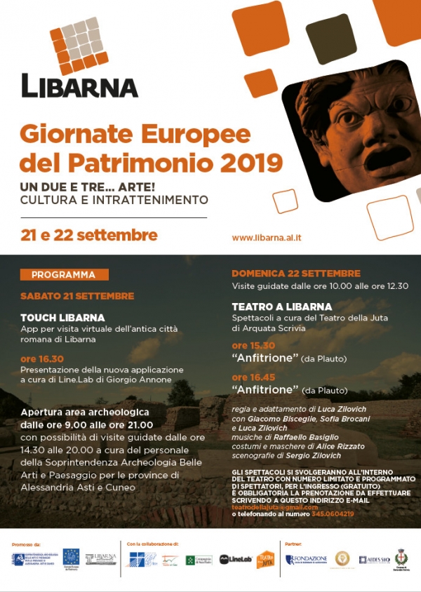 A Libarna presentazione della nuova App per la visita virtuale, visite guidate e spettacoli teatrali per le Giornate Europee del Patrimonio 2019