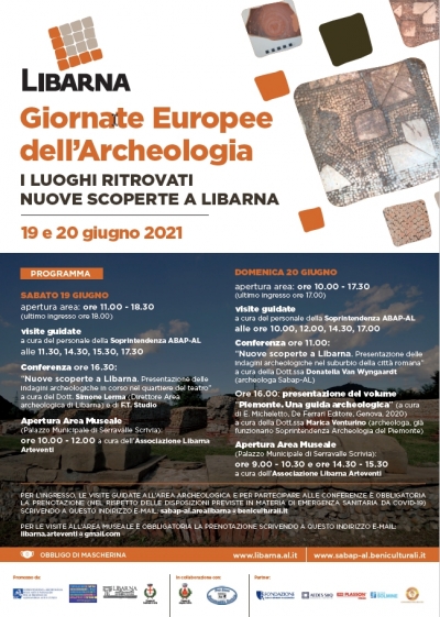 I luoghi ritrovati. Nuove scoperte a Libarna. Presentazioni delle recenti scoperte archeologiche e visite guidate per le Giornate Europee dell’Archeologia 2021