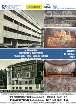Alessandria - Riscoprire il novecento - Palazzo delle Poste - Casa del Mutilato