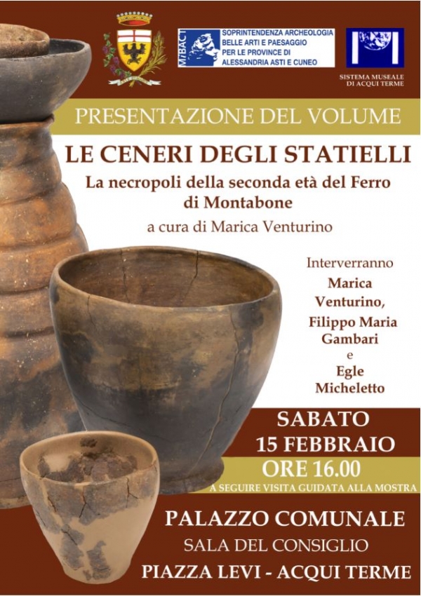 Presentazione del volume Le ceneri degli Statielli. La necropoli della seconda età del Ferro di Montabone