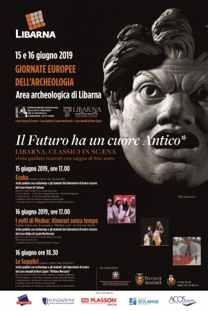 Il Futuro ha un cuore Antico. Libarna, classici in scena. Giornate Europee dell’Archeologia. Visite guidate e rappresentazioni teatrali con gli studenti di tre Licei della provincia di Alessandria